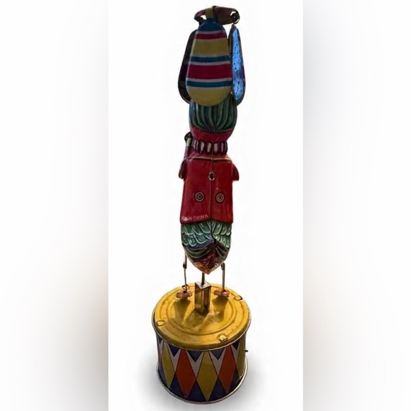 Vintage- Duck Dancing On Drum Tin Toy - Picture 3 of 7